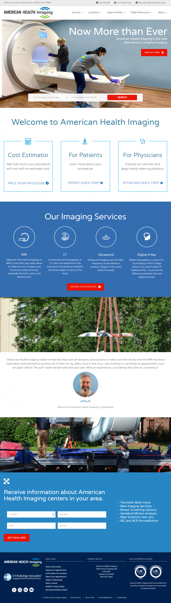 american health imaging service
