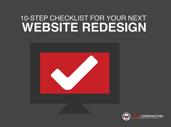 10 step checklist for your next website redesign